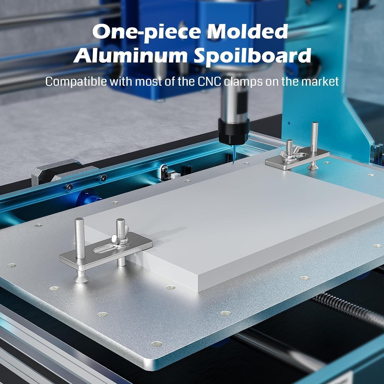 Genmitsu 3018-PROVer V2 CNC Milling Machine, Desktop CNC for Beginner with Limit Switches & Emergency-Stop