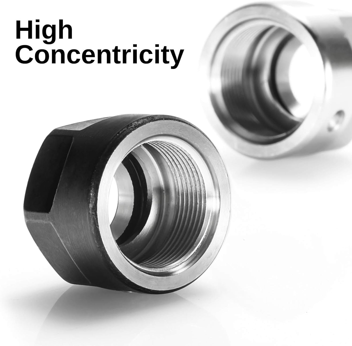 Genmitsu 4pcs ER11-A Collet Clamping Nut With Dynamic Balance Holes for CNC Milling Chuck Holder Lathe