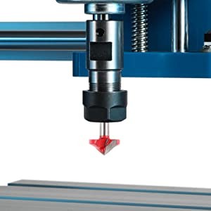 Genmitsu 5PCS V-Groove Router Bits Set, 6mm Shank, 3D V Shape Milling Wood Cutter Knife CNC Engraving Router Bit, VG05A