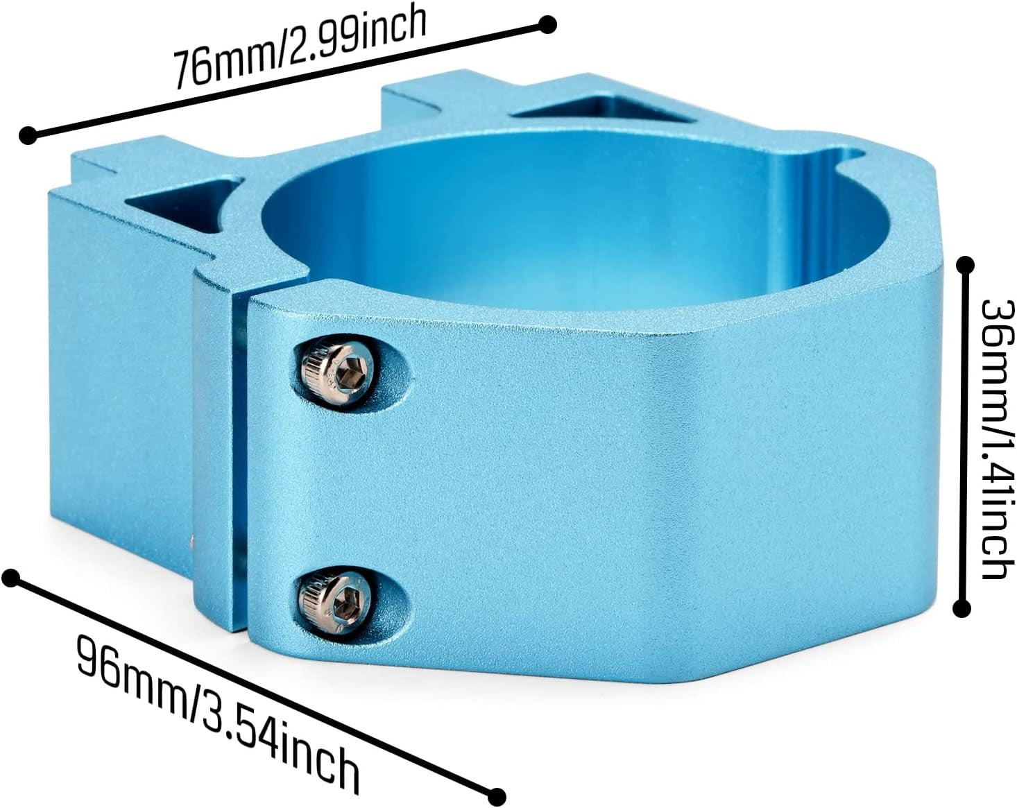 Genmitsu 69mm Diameter Aluminum CNC Spindle Holder Spindle Mount for 3018-PRO, 4040-PRO, 4040 Reno, 3020-PRO MAX V2, 3030-PROVer MAX, 3018-PROVer V2