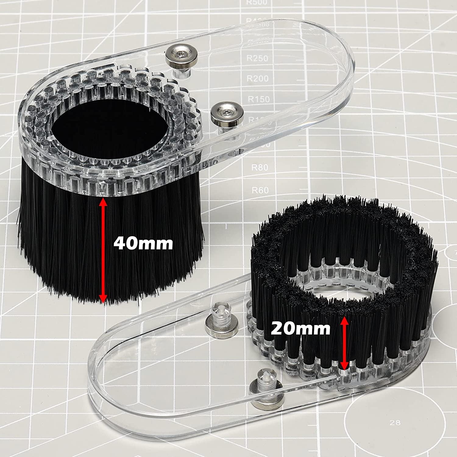 Φ52mm ABS Aluminum Dust Shoe Cover Cleaner for PROVer 4030, 3020-PRO MAX 300-500W Spindle Motor