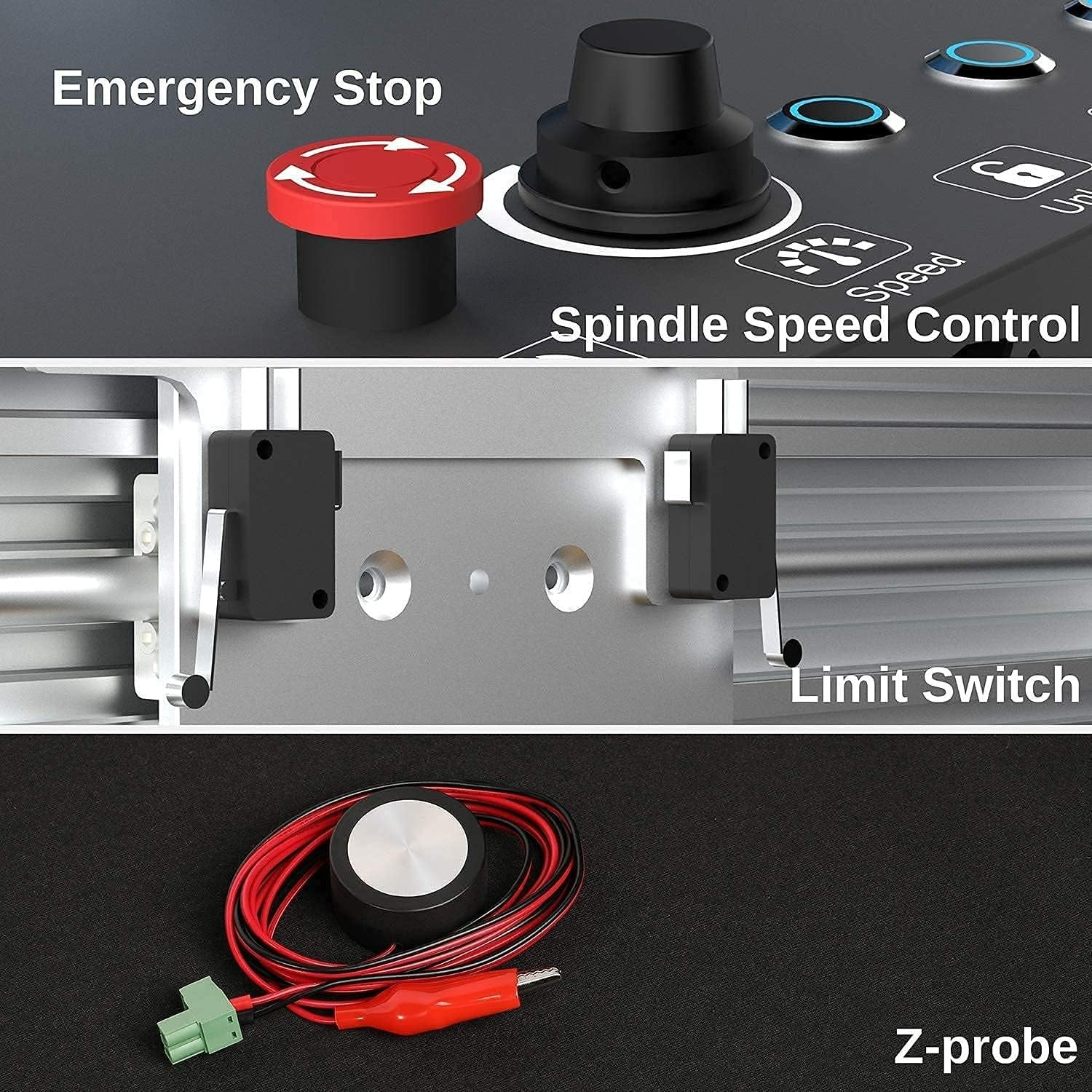 Genmitsu CNC Router Machine PROVerXL 4030 for Wood Metal Acrylic MDF Carving Arts Crafts DIY Design, 3 Axis Milling Cutting Engraving Machine, AU Plug
