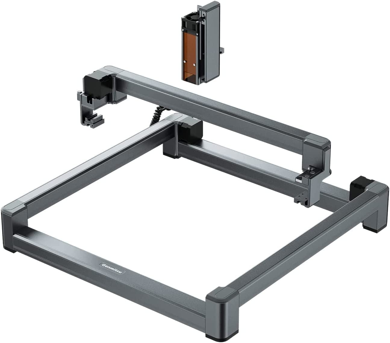 Genmitsu Jinsoku LC-40 Laser Engraver, 5.5W Compressed Spot Laser Engraving Machine with Passive Air Assist, APP Control, Linear Rail, Limit Switch