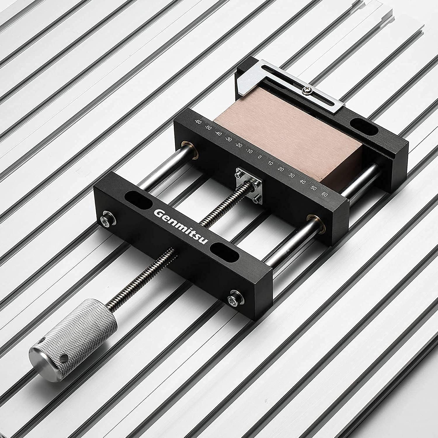 Genmitsu T-Slot Table 6060 Extension Aluminum Spoilboard for CNC Router Machine PROVerXL 4030 XY-Axis Extension Kit, 840 x 600 x 15mm (33.1''x 23.6''x