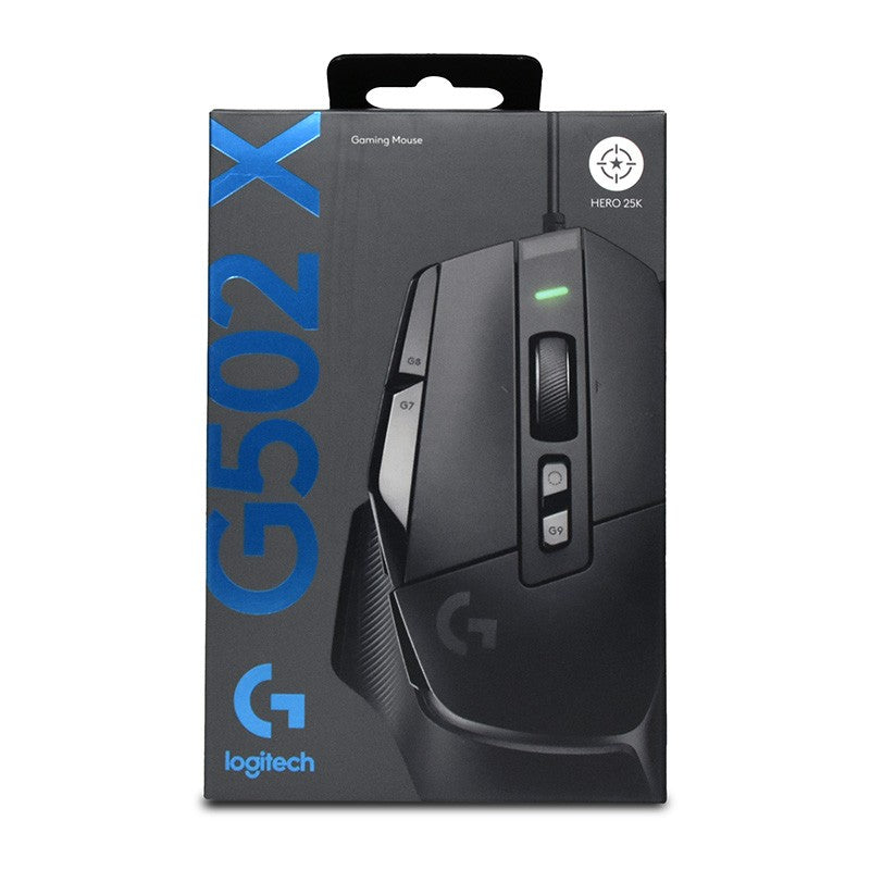 Logitech G502 X Wired Optical Gaming Mouse - Black