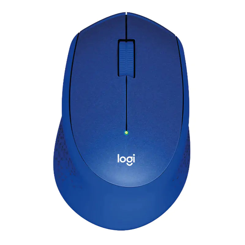 Logitech M331 Silent Plus Wireless Optical Mouse - Blue