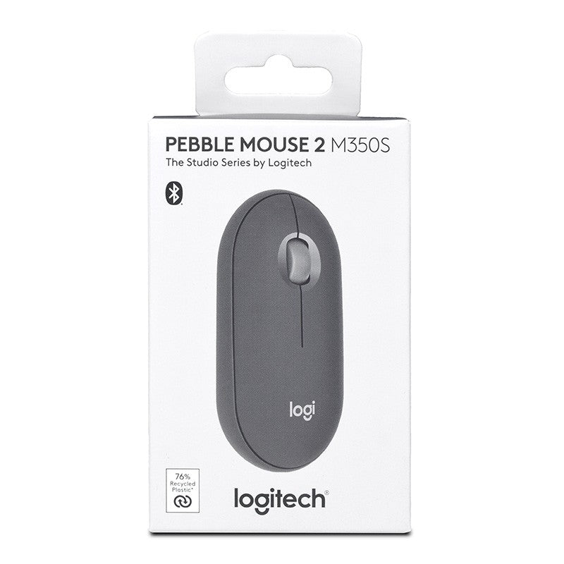 Logitech Pebble 2 M350s Compact Wireless Mouse - Tonal Graphite