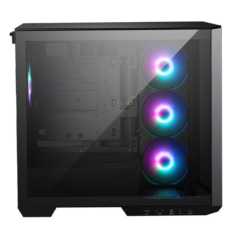 MSI MAG PANO M100R PZ BLACK Micro ATX Case - Black