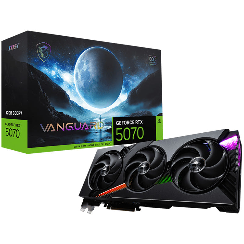MSI GeForce RTX 5070 12G Vanguard SOC Graphics Card