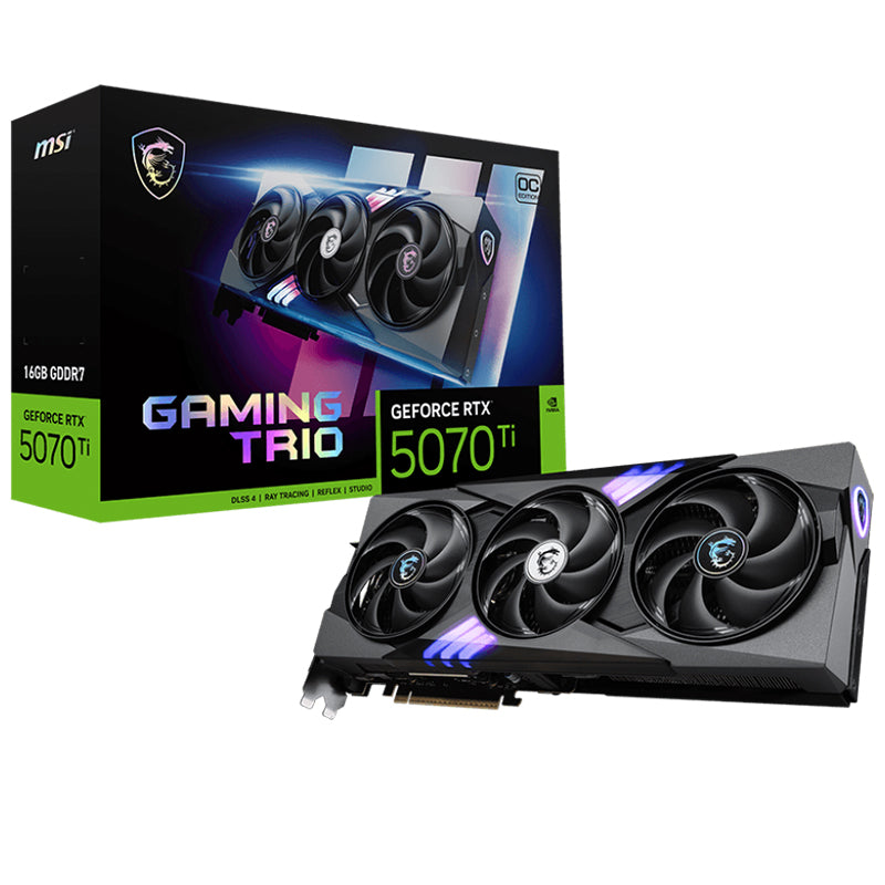 MSI GeForce RTX 5070 Ti 16G Gaming Trio OC Graphics Card