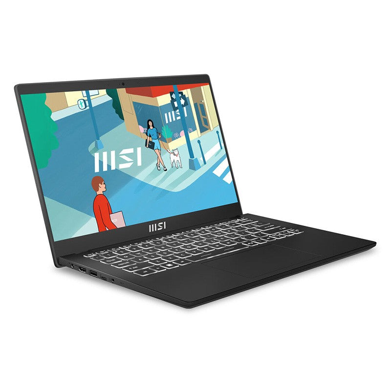 MSI Modern 14 C13M 14in FHD 60Hz i5-1335U Iris Xe 1TB SSD 16GB RAM W11H Laptop - Classic Black