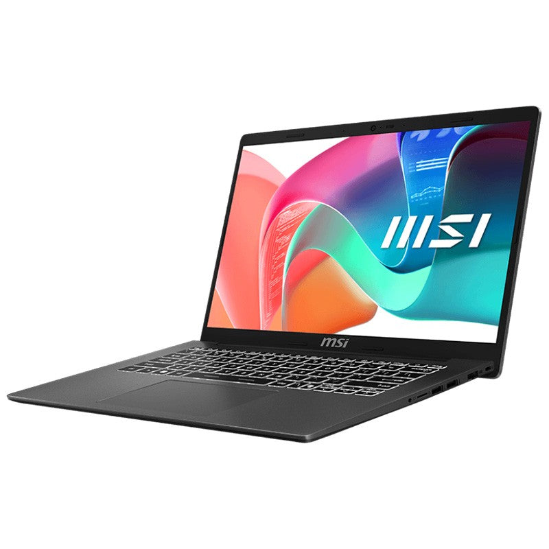 MSI Modern 14 F13M 14in FHD i5-1334U Iris Xe 512GB RAM 16GB RAM W11H Laptop - Platinum Grey