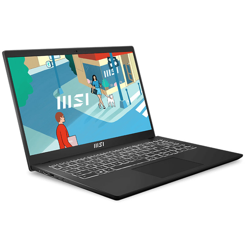 MSI Modern 15 B13M 15in FHD 60Hz i7-1355U Iris Xe 1TB SSD 16GB RAM W11H Laptop - Classic Black
