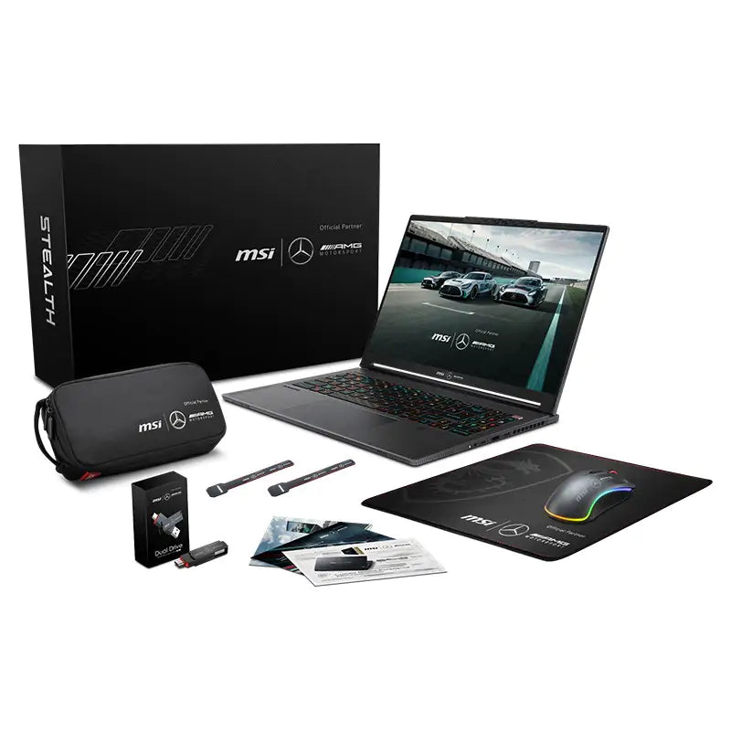 MSI Stealth 16 Mercedes AMG 16in UHD+ i9 13900H RTX 4070 2TB SSD 32GB RAM W11P Gaming Laptop (Stealth 16 MercedesAMG A13VG-240AU)