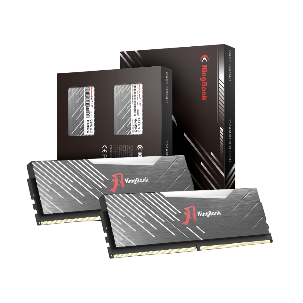 Kingbank KRRB DDR5 6000MHz 32GB  UDIMM M Hynix CL30 Black RGB