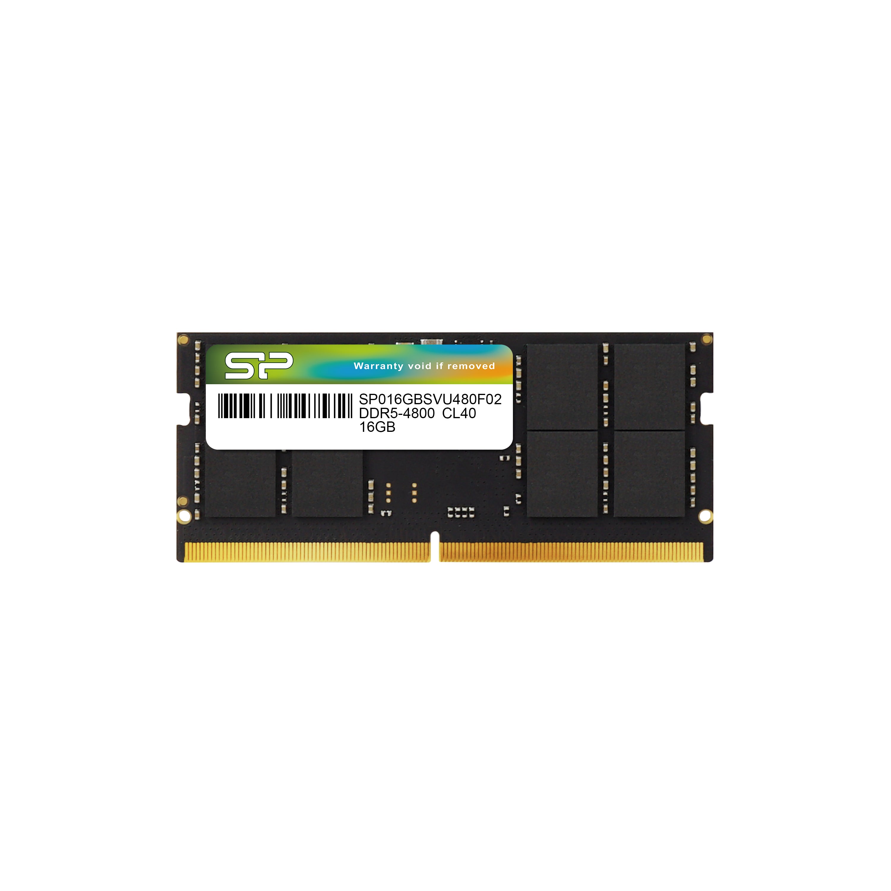 Silicon Power 16GB  SP016GBSVU480F02 4800Mhz CL40 DDR5 SODIMM Laptop RAM