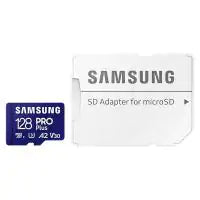 Samsung PRO Plus 128GB U3 A2 V30 UHS-I 180MB/s Blue MicroSDXC Card