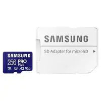 Samsung PRO Plus 256GB U3 A2 V30 UHS-I 180MB/s Blue MicroSDXC Card