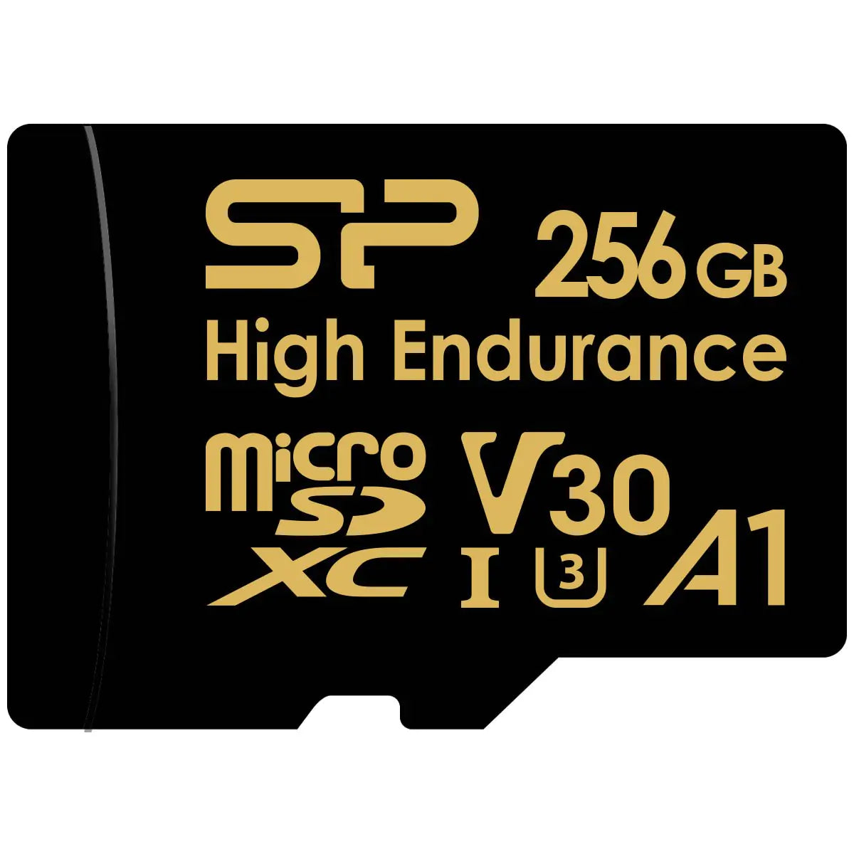 Silicon Power 256GB High Endurance 4K MicroSDXC with Adapter for 4K Videos, Car Dash Cam,