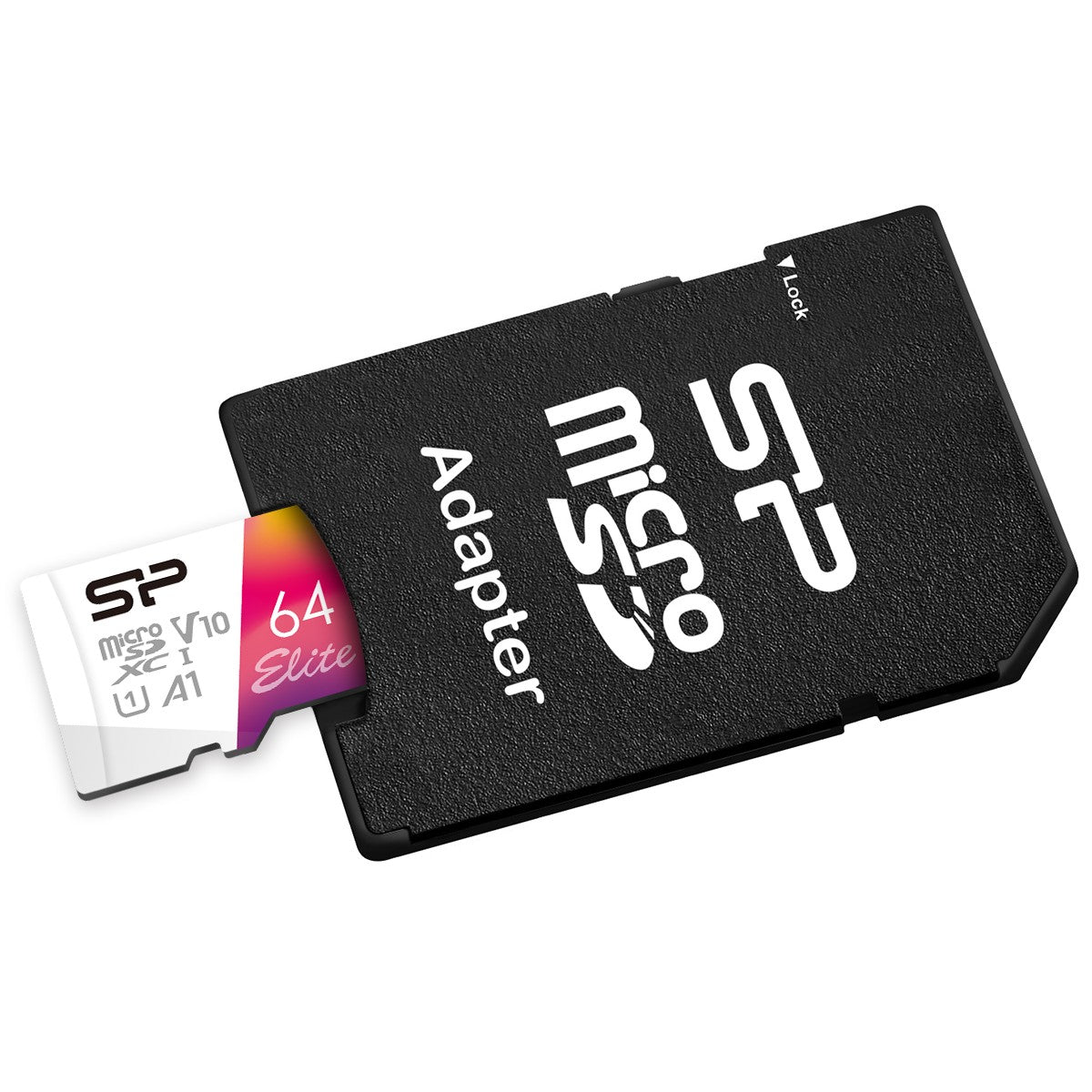 Silicon Power Elite 64GB microSDXC UHS-I Micro SD Card with Adapter