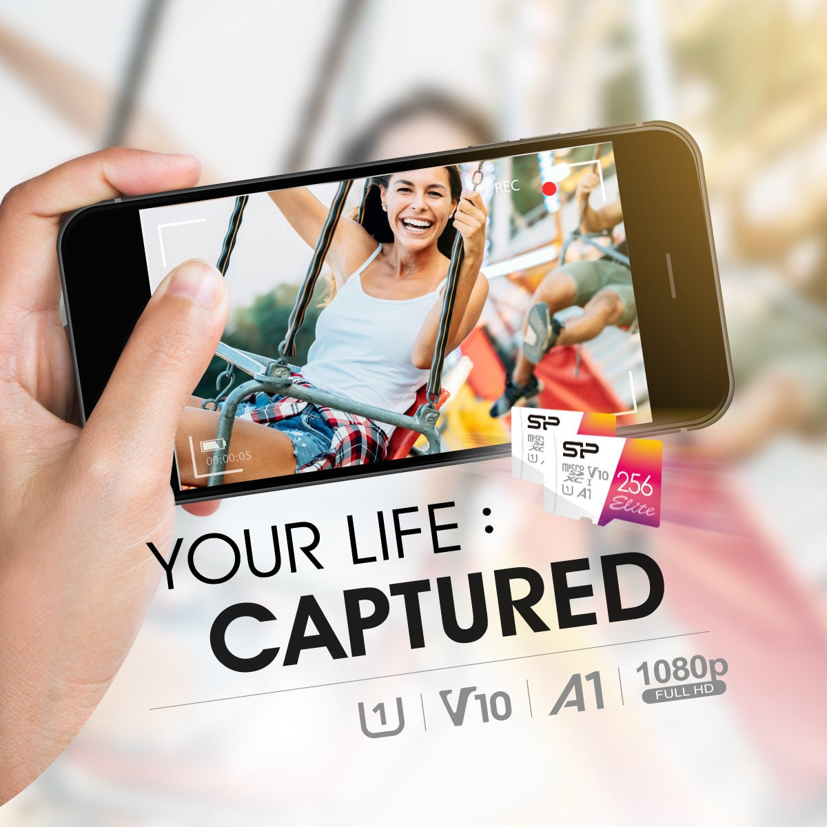 Silicon Power Elite 64GB microSDXC UHS-I Micro SD Card with Adapter