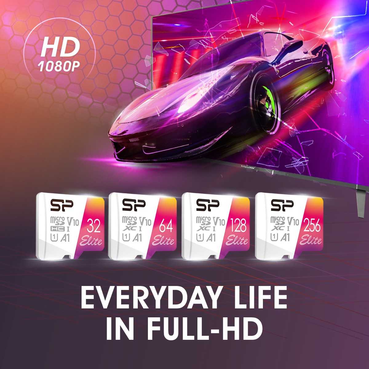 Silicon Power Elite 64GB microSDXC UHS-I Micro SD Card with Adapter