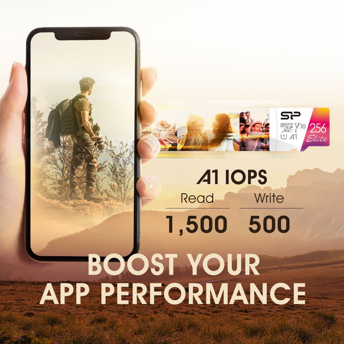 Silicon Power Elite 64GB microSDXC UHS-I Micro SD Card with Adapter