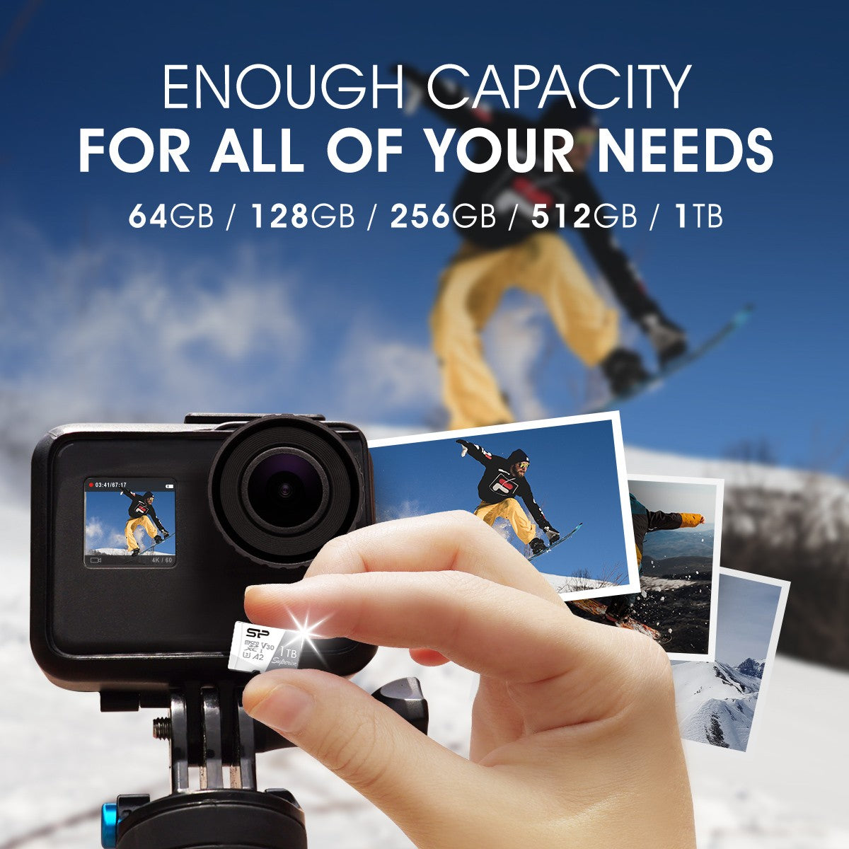 Silicon Power Superior 1TB V30 A2 4K/UHD with Adapter Micro SDXC