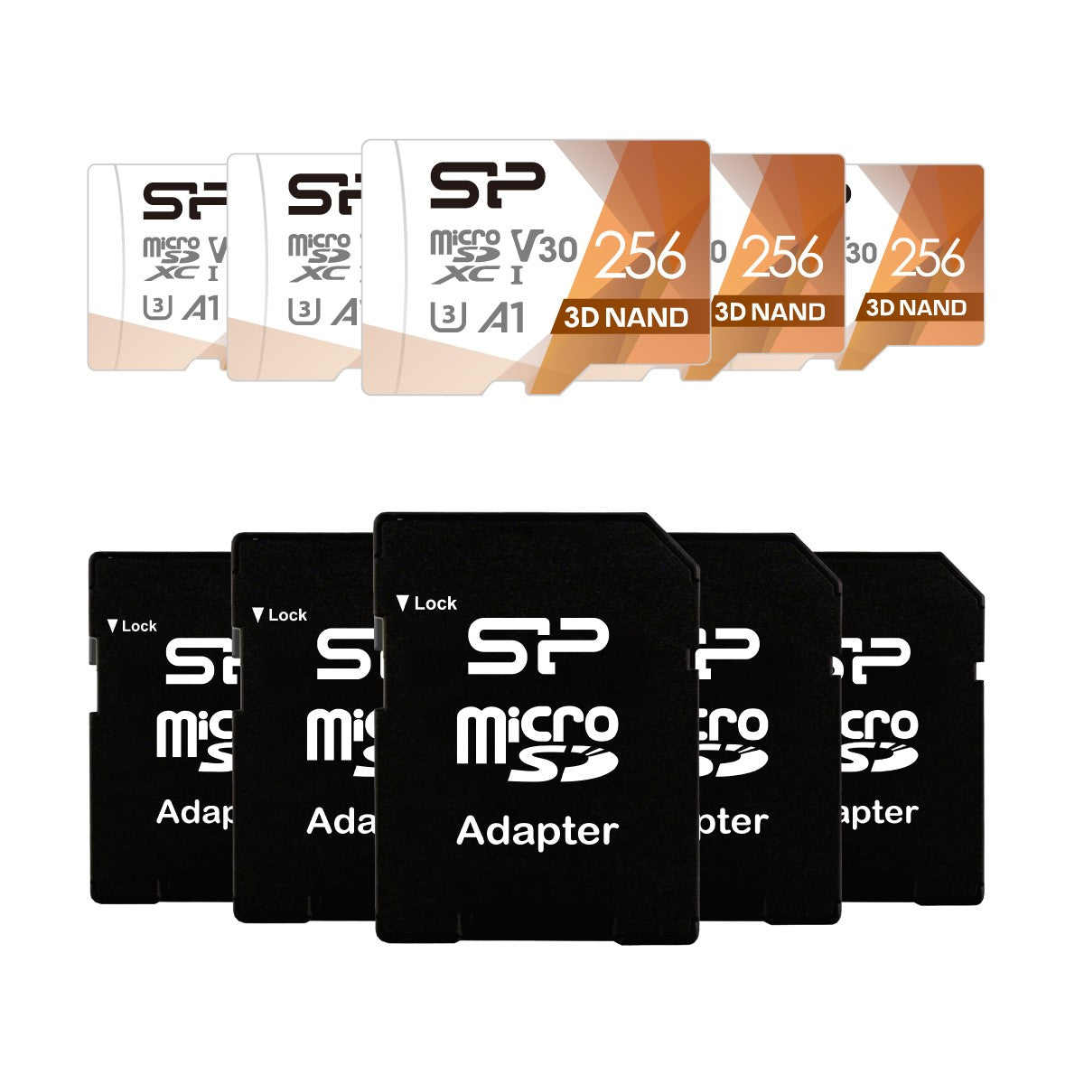 Silicon Power Superior PRO 256GB Micro SD Card, 4K/HD, 100MB/s Read, U3, C10, A1, V30 with Adapter