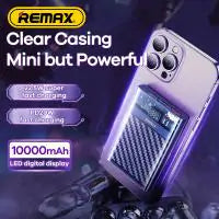 MOREJOY REMAX 10000mAh Power Bank Quick Charge 3.0,22.5W Fast Charge USB C Portable Charger Small Battery Pack USB C Power Delivery
