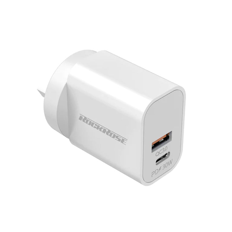 RockRose RRTC17AU Casa AC MAX Dual Port Wall Charger