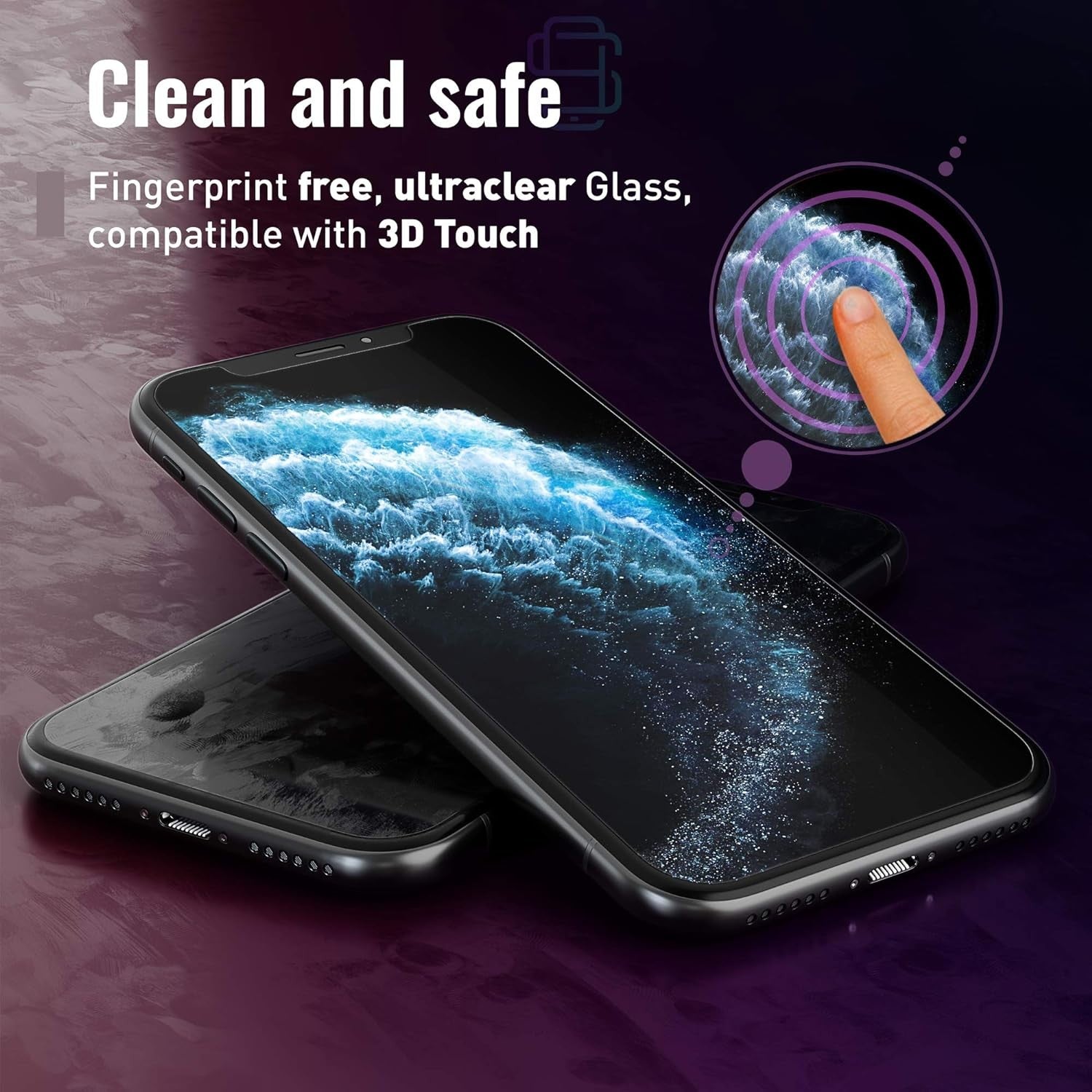 Sunwhale Privacy Screen Protector for iphone 14 pro [Includes Auto-Alignment Kit]