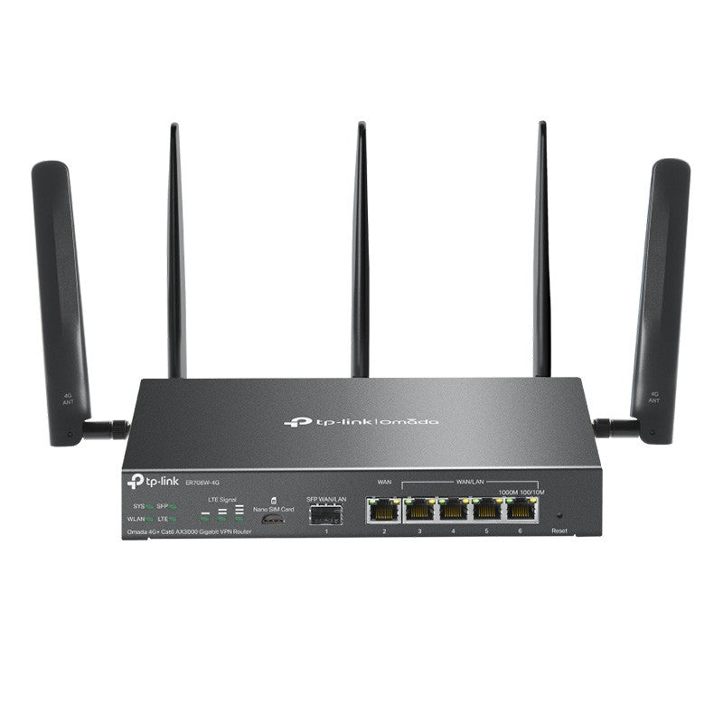 TP-Link Omada 4G+ Cat6 AX3000 Gigabit VPN Router