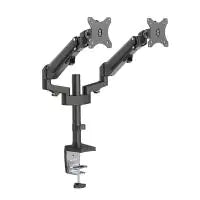 Brateck Dual Monitors Heavy-Duty Aluminum Gas Spring Monitor Arm for 17in to 32in Monitors
