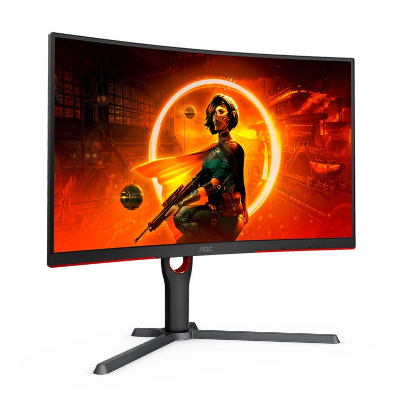 AOC 27in QHD 2K 165Hz FreeSync Premium Curved Gaming Monitor