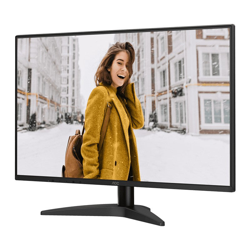 AOC 27in QHD IPS 100Hz Adaptive-Sync Monitor - Black