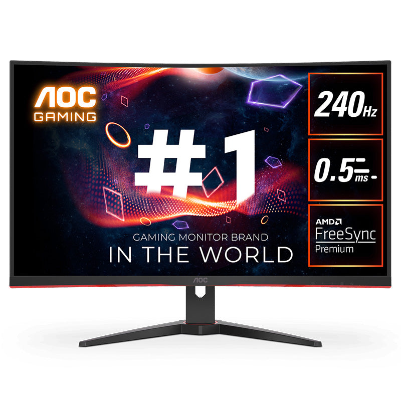 AOC 31.5in FHD 240Hz FreeSync Curved Gaming Monitor