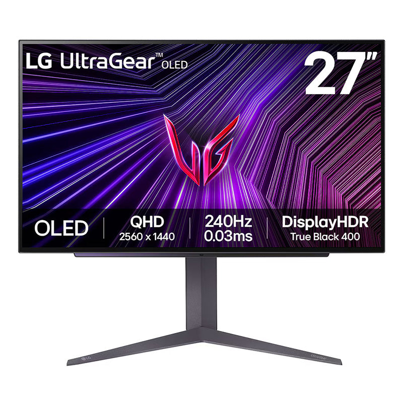 LG UltraGear 27in QHD OLED 240Hz G-Sync Gaming Monitor