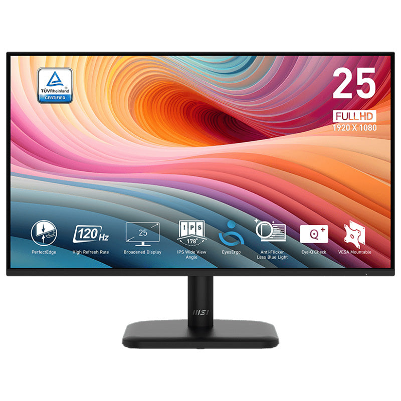 MSI Pro 24.5in FHD IPS 120Hz Adaptive-Sync Monitor