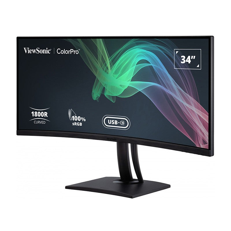 ViewSonic 34in WQHD 100Hz VA Curved Docking Monitor