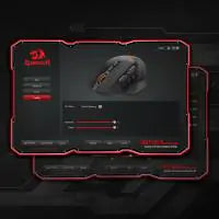 Redragon M811 PRO Wireless MMO Gaming Mouse, 15 Programmable Buttons RGB Gamer Mouse w/Ergonomic Natural Grip Build, Software Supports DIY Keybinds