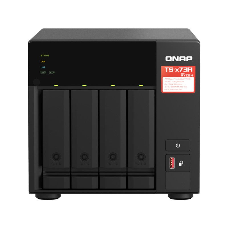 QNAP TS-473A 4 Bay Ryzen Quad Core 8GB NAS