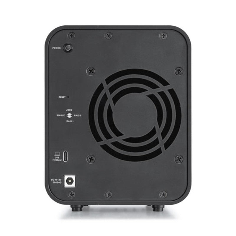 TerraMaster 2-Bay USB3.2 Gen2 External Hard Drive Enclosure