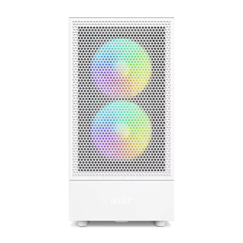 NZXT H5 Flow RGB Mid Tower ATX Case White