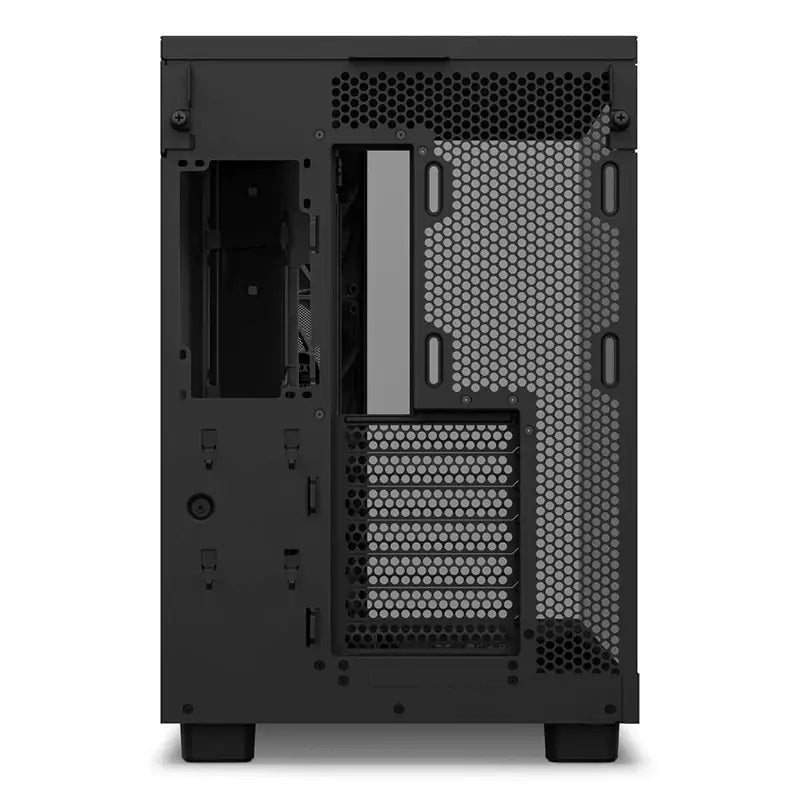 NZXT H6 Flow Compact Dual Chamber TG Mid Tower ATX Case - Matte Black
