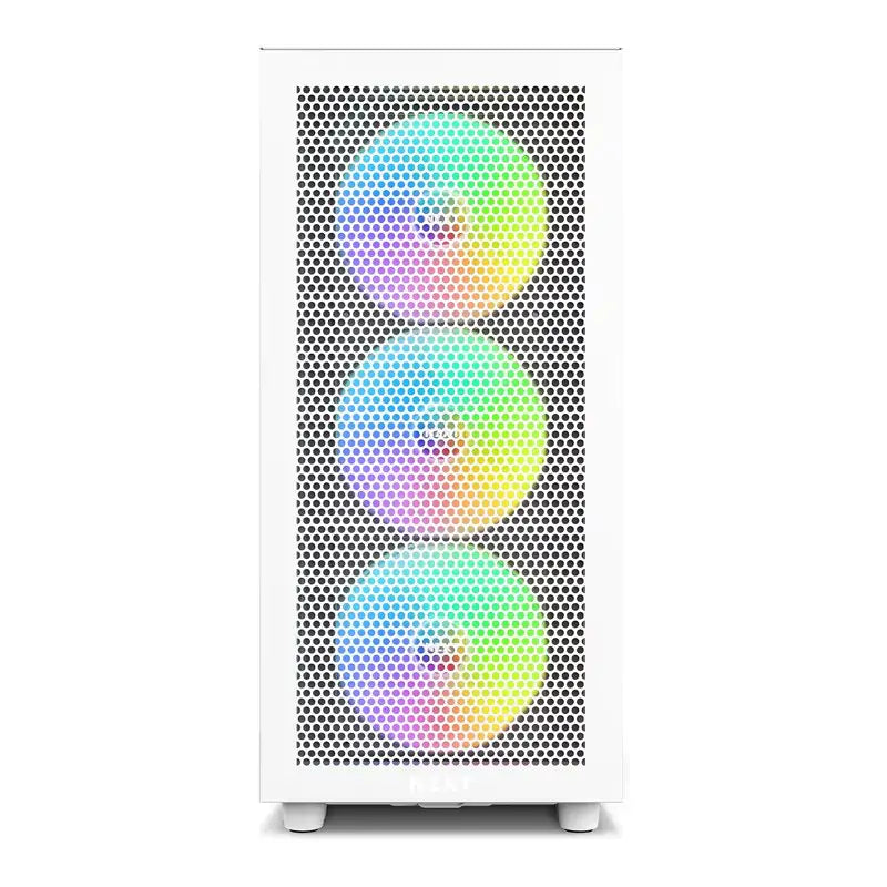 NZXT H7 Flow RGB Mid Tower ATX Case White