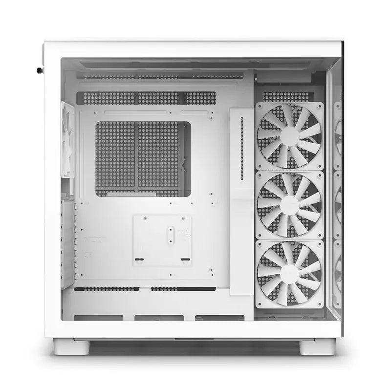 NZXT H9 Flow TG Mid-Tower ATX Case - White