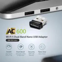 Edimax AC600 Wi-Fi 5 Nano USB Adapter EW-7811ULC