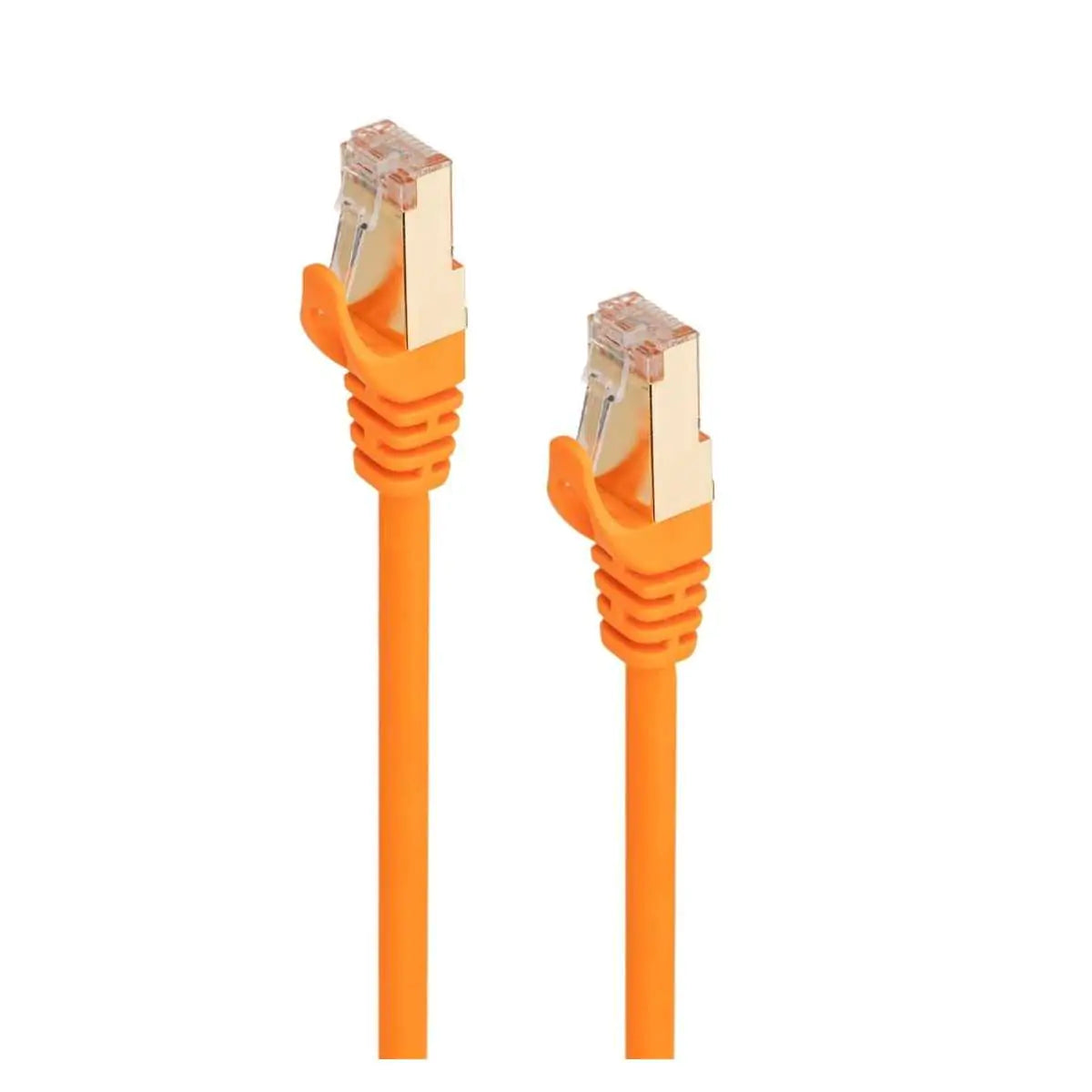 Cablelist Cat7 SF/FTP RJ45 Ethernet Network Cable - 1m Orange