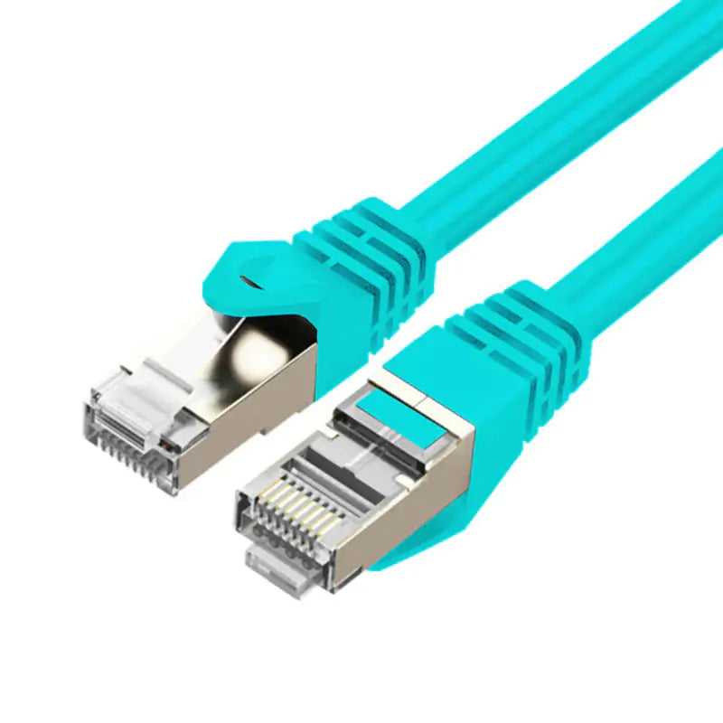 Cruxtec RS7-003-GR CAT7 10GbE SF/FTP Triple Shielding Ethernet Cable Green 30cm